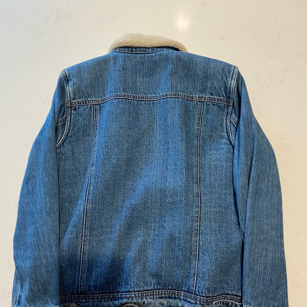Denim Sherpa Lined Jacket - Picture 2 of 4